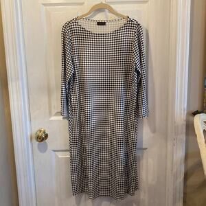 J. Jill houndstooth slip on dress